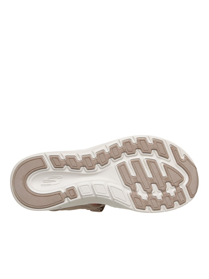 SANDALIAS CON VELCROS DE MUJER SKECHERS Arch Fit 2.0 Sandal - Feelin' Bright 164078 TAUPE