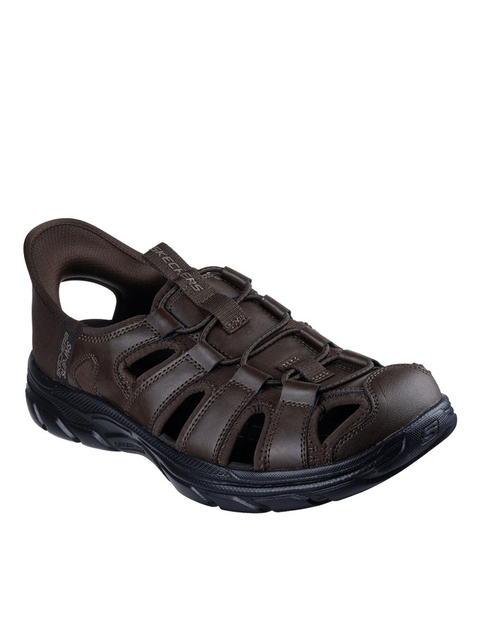 SANDALIAS CANGREJERAS PARA HOMBRE SKECHERS Slip-Ins Relaxed Fit: Revolted - Vartan 205182 MARRÓN