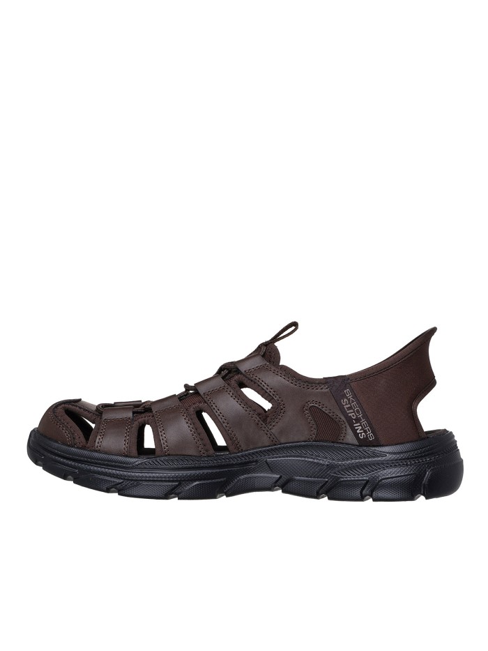 SANDALIAS CANGREJERAS PARA HOMBRE SKECHERS Slip-Ins Relaxed Fit: Revolted - Vartan 205182 MARRÓN