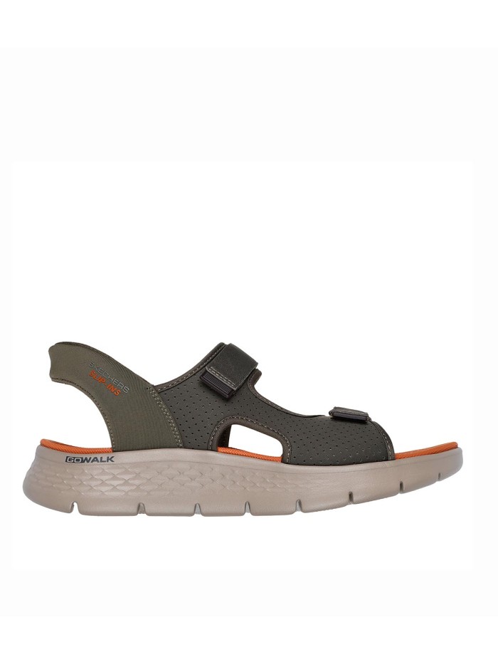 SANDALIAS CONFORT DE CABALLERO Skechers Slip-ins: GO WALK Flex SD - Easy Entry 229210 VERDE