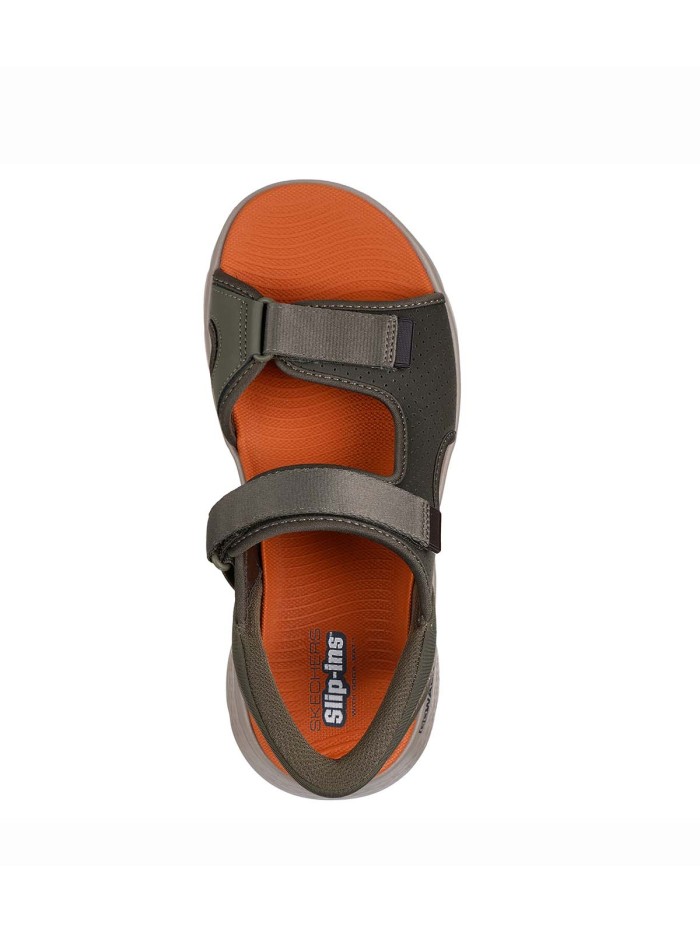 SANDALIAS CONFORT DE CABALLERO Skechers Slip-ins: GO WALK Flex SD - Easy Entry 229210 VERDE