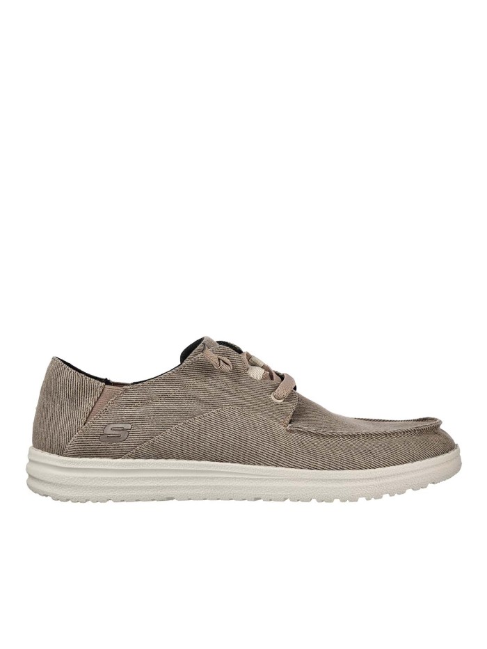 ZAPATO CASUAL CON CORDÓN ELÁSTICO DE HOMBRE SKECHERS Melson - Volgo 66384 MARRÓN