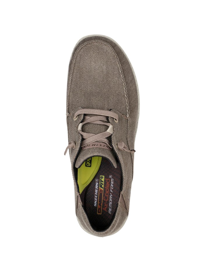 ZAPATO CASUAL CON CORDÓN ELÁSTICO DE HOMBRE SKECHERS Melson - Volgo 66384 MARRÓN