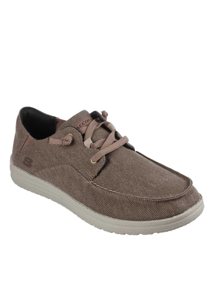 ZAPATO CASUAL CON CORDÓN ELÁSTICO DE HOMBRE SKECHERS Melson - Volgo 66384 MARRÓN