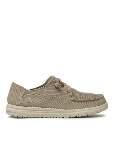 ZAPATO CASUAL CON CORDÓN ELÁSTICO DE HOMBRE SKECHERS Melson - Volgo 66384 BEIGE