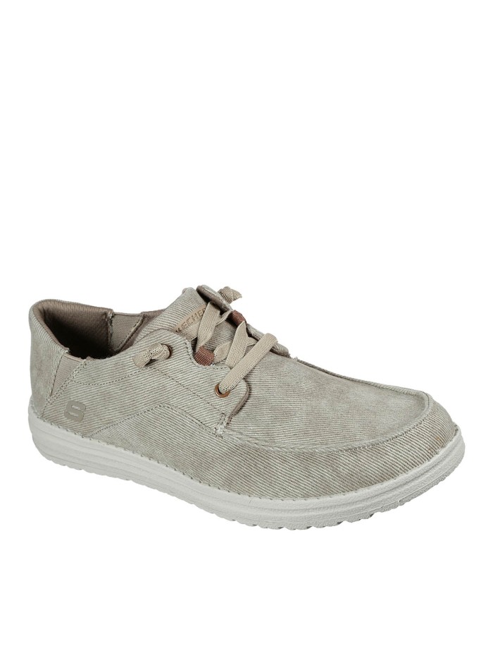 ZAPATO CASUAL CON CORDÓN ELÁSTICO DE HOMBRE SKECHERS Melson - Volgo 66384 BEIGE