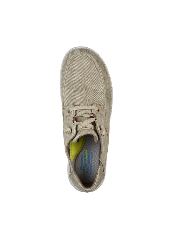 ZAPATO CASUAL CON CORDÓN ELÁSTICO DE HOMBRE SKECHERS Melson - Volgo 66384 BEIGE