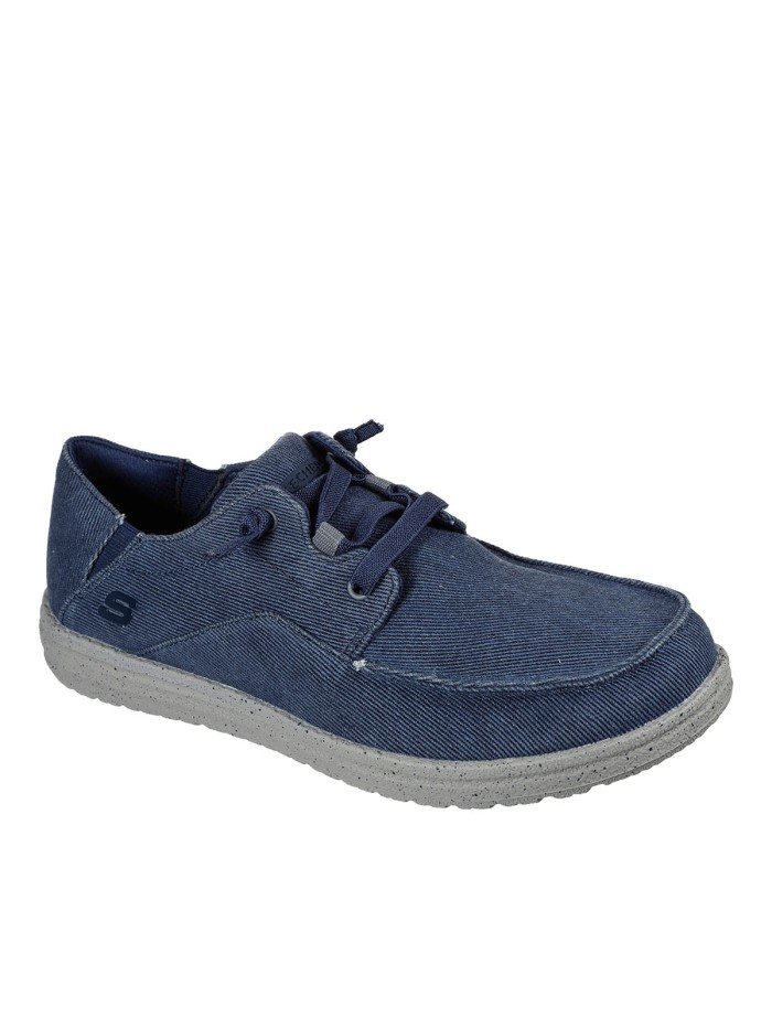 ZAPATO CASUAL CON CORDÓN ELÁSTICO DE HOMBRE SKECHERS Melson - Volgo 66384 MARINO