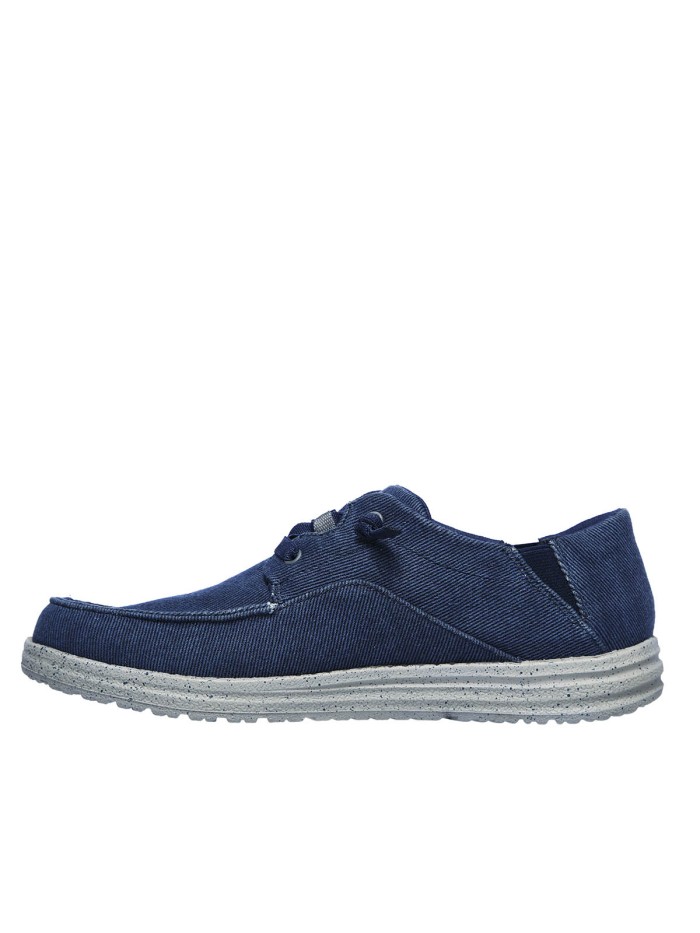 ZAPATO CASUAL CON CORDÓN ELÁSTICO DE HOMBRE SKECHERS Melson - Volgo 66384 MARINO