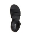 SANDALIAS NEGRAS CON VELCROS SKECHERS Slip-ins: GO WALK Glide-Step 2.0 Sandal - Ella 141269