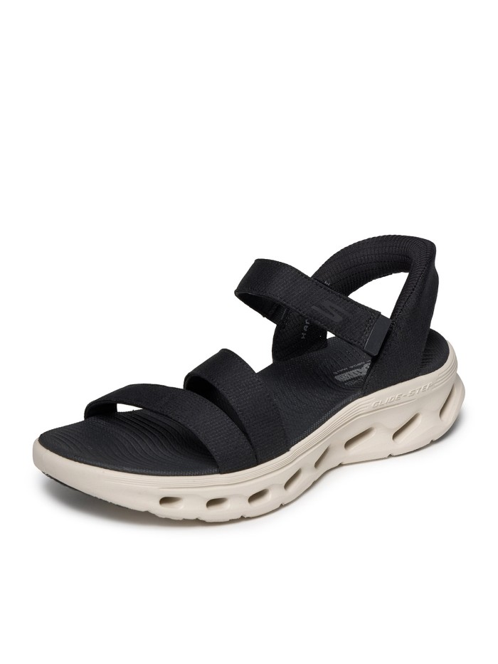 SANDALIAS NEGRAS CON VELCROS SKECHERS Slip-ins: GO WALK Glide-Step 2.0 Sandal - Ella 141269