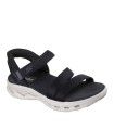 SANDALIAS NEGRAS CON VELCROS SKECHERS Slip-ins: GO WALK Glide-Step 2.0 Sandal - Ella 141269