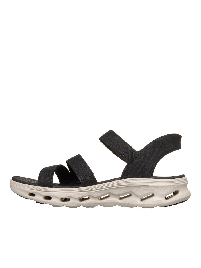 SANDALIAS NEGRAS CON VELCROS SKECHERS Slip-ins: GO WALK Glide-Step 2.0 Sandal - Ella 141269