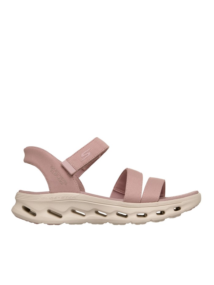 SANDALIAS ROSAS CON VELCROS SKECHERS Slip-ins: GO WALK Glide-Step 2.0 Sandal - Ella 141269
