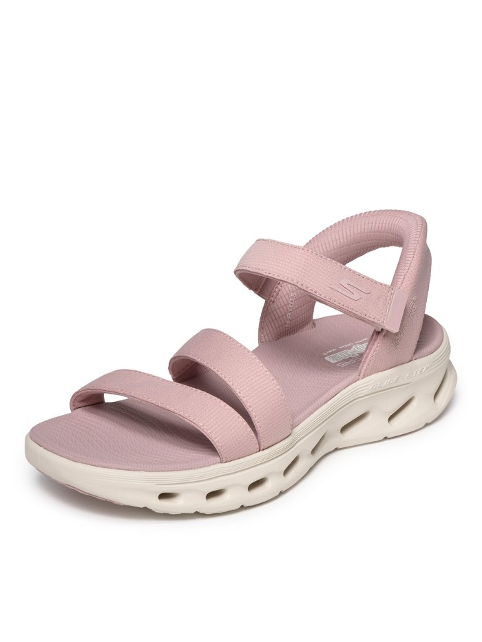 SANDALIAS ROSAS CON VELCROS SKECHERS Slip-ins: GO WALK Glide-Step 2.0 Sandal - Ella 141269