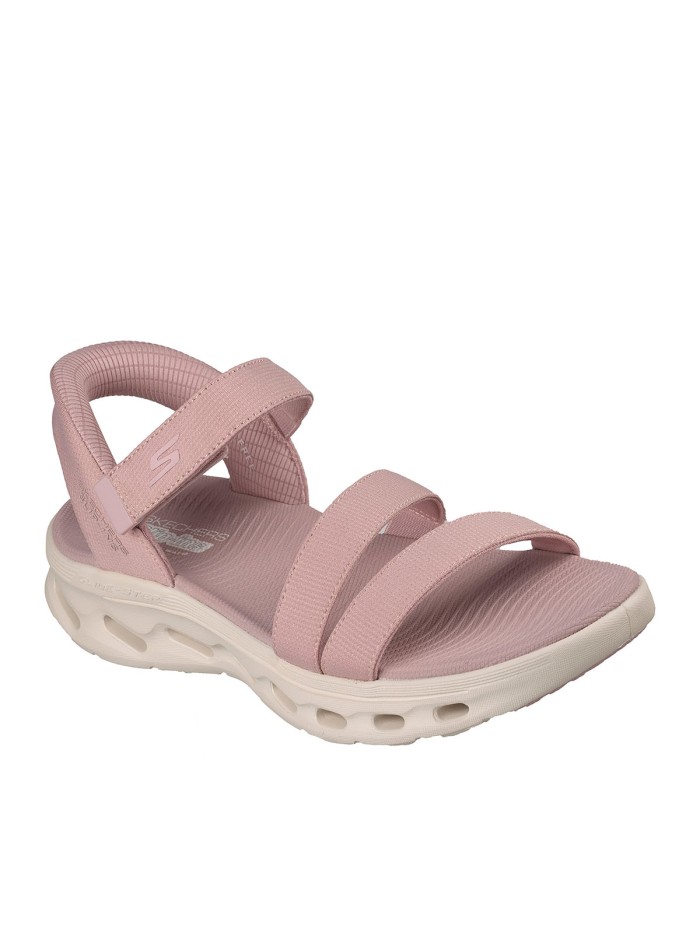 SANDALIAS ROSAS CON VELCROS SKECHERS Slip-ins: GO WALK Glide-Step 2.0 Sandal - Ella 141269