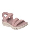 SANDALIAS ROSAS CON VELCROS SKECHERS Slip-ins: GO WALK Glide-Step 2.0 Sandal - Ella 141269