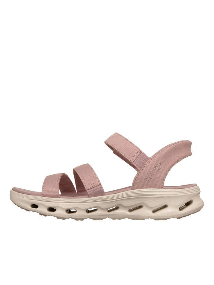 SANDALIAS ROSAS CON VELCROS SKECHERS Slip-ins: GO WALK Glide-Step 2.0 Sandal - Ella 141269