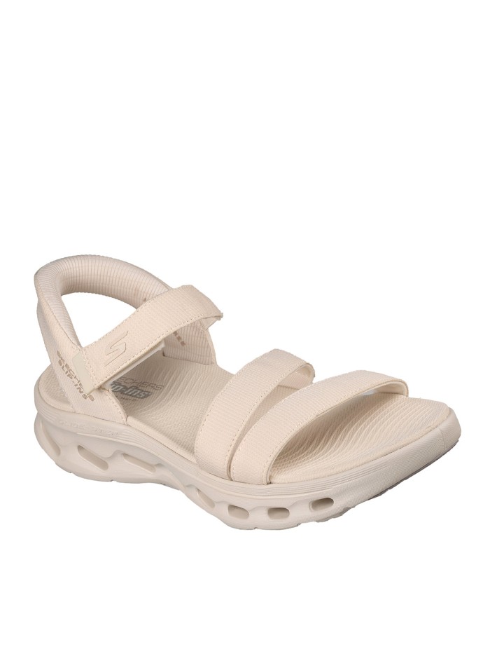 SANDALIAS BEIGE CON VELCROS SKECHERS Slip-ins: GO WALK Glide-Step 2.0 Sandal - Ella 141269