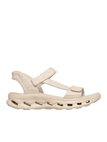 SANDALIAS CON VELCROS PARA MUJER Skechers Slip-ins: GO WALK Glide-Step 2.0 Sandal - Cozy Fit Jada 141276 BEIGE