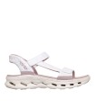 SANDALIAS CON VELCROS PARA MUJER Skechers Slip-ins: GO WALK Glide-Step 2.0 Sandal - Cozy Fit Jada 141276 BLANCO
