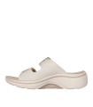 SANDALIA ELÁSTICA CON HEBILLAS PARA MUJER SKECHERS GO WALK Arch Fit 2.0 Sandal - Chloe 140871 BEIGE