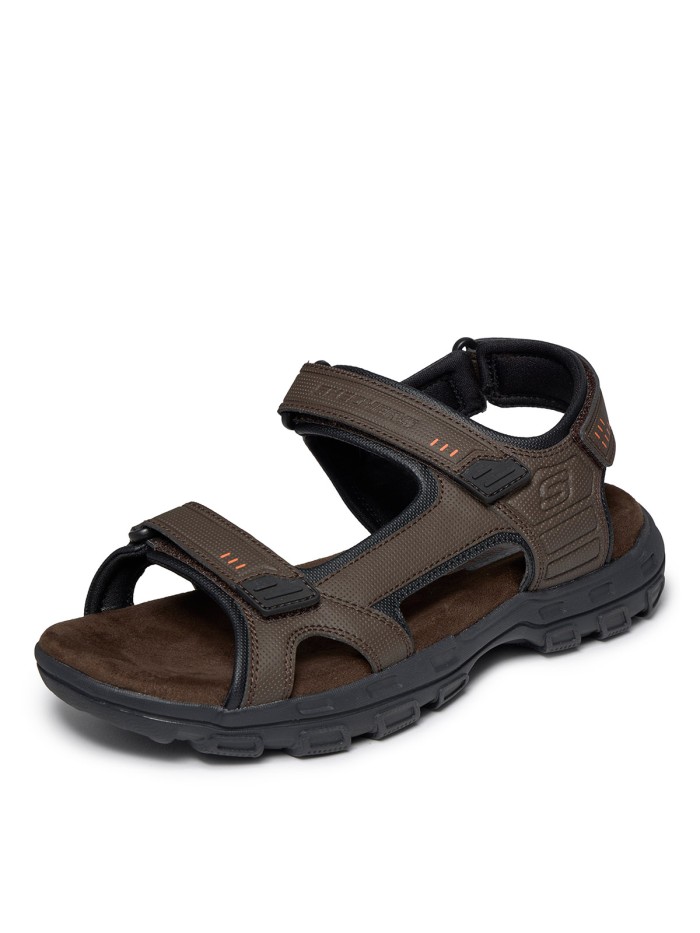SANDALIA CON VELCROS PARA HOMBRE SKECHERS Garver-Louden 64487 MARRON