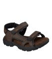 SANDALIA CON VELCROS PARA HOMBRE SKECHERS Garver-Louden 64487 MARRON