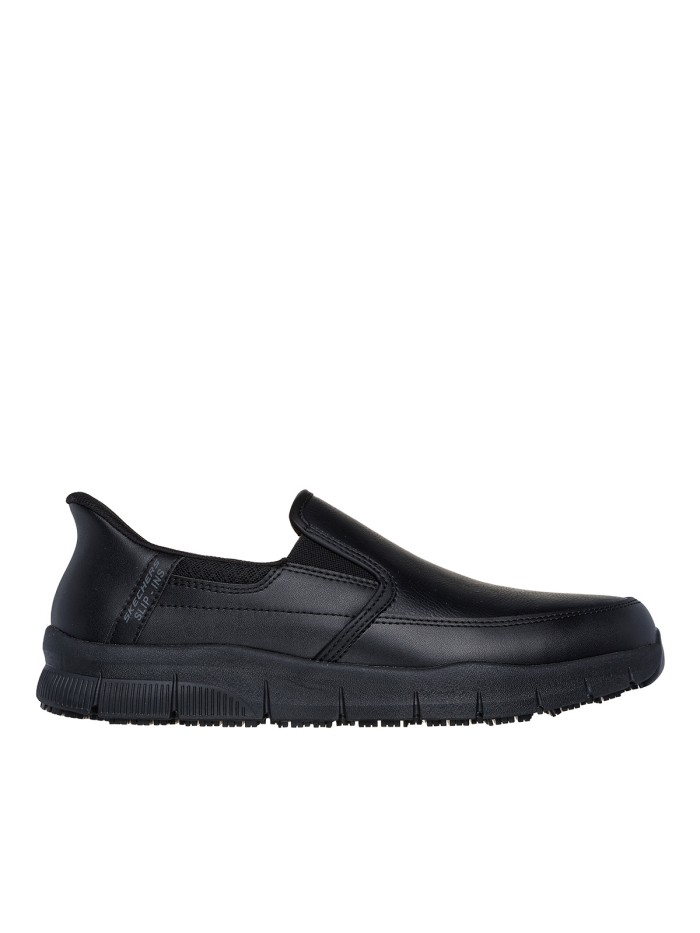 ZAPATILLAS DE TRABAJO PARA HOMBRE SKECHERS SLIP-INS WORK NAMPA BROXTIN 200304EC NEGRO