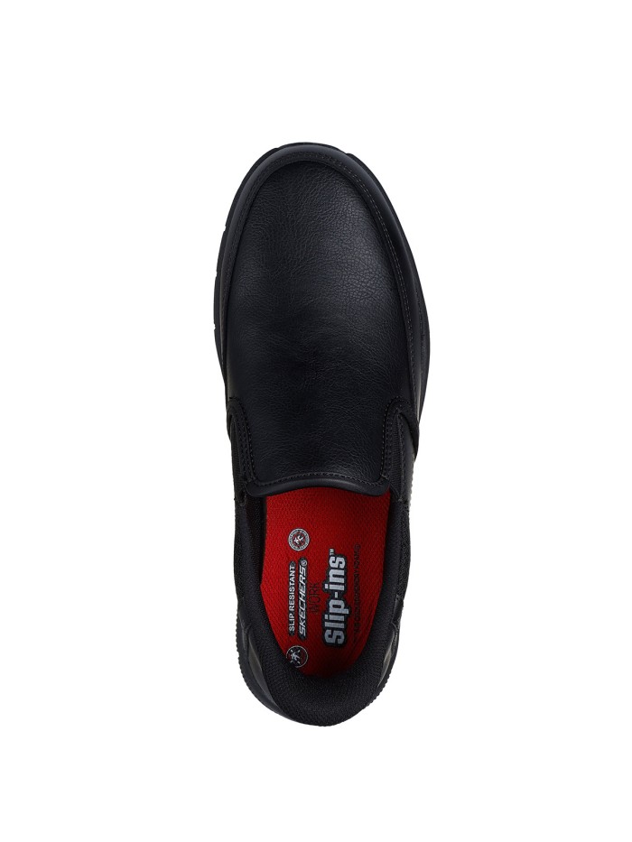ZAPATILLAS DE TRABAJO PARA HOMBRE SKECHERS SLIP-INS WORK NAMPA BROXTIN 200304EC NEGRO