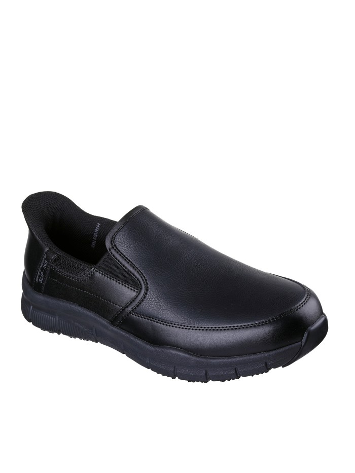 ZAPATILLAS DE TRABAJO PARA HOMBRE SKECHERS SLIP-INS WORK NAMPA BROXTIN 200304EC NEGRO