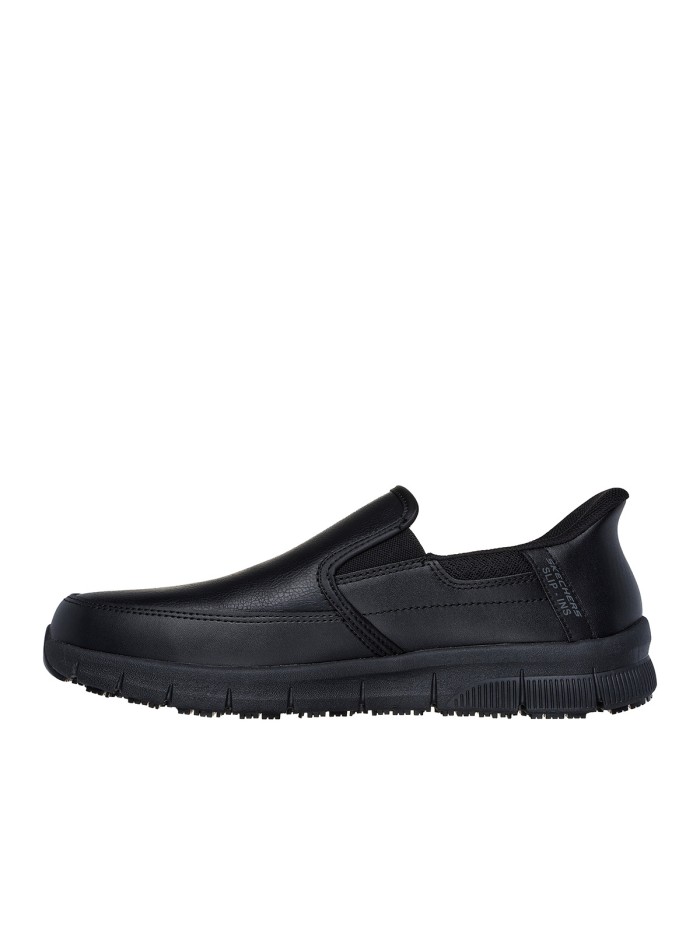ZAPATILLAS DE TRABAJO PARA HOMBRE SKECHERS SLIP-INS WORK NAMPA BROXTIN 200304EC NEGRO