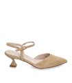 ZAPATO DESTALONADO CON TACON BAJO STEPHEN ALLEN LAUR-31 CAMEL