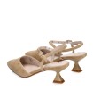 ZAPATO DESTALONADO CON TACON BAJO STEPHEN ALLEN LAUR-31 CAMEL