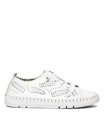 ZAPATILLAS DE CORDONES PARA MUJER THE HAPPY MONK CRETA 014 BLANCO