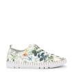 ZAPATILLAS DE CORDONES CON DISEÑO FLORAL PARA MUJER THE HAPPY MONK CRETA 014 VERDE