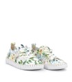 ZAPATILLAS DE CORDONES CON DISEÑO FLORAL PARA MUJER THE HAPPY MONK CRETA 014 VERDE