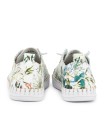 ZAPATILLAS DE CORDONES CON DISEÑO FLORAL PARA MUJER THE HAPPY MONK CRETA 014 VERDE