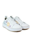 ZAPATILLAS FRESCAS DE PIEL CON CORAZONES THE HAPPY MONK MALLORCA 009 MULTICOLOR