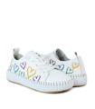 ZAPATILLAS FRESCAS DE PIEL CON CORAZONES THE HAPPY MONK MALLORCA 009 MULTICOLOR