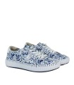 ZAPATILLAS CONFORT DE PIEL CON ESTAMPADO PARA MUJER THE HAPPY MONK MALLORCA 009 MARINO