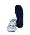 ZAPATILLAS CONFORT DE PIEL CON ESTAMPADO PARA MUJER THE HAPPY MONK MALLORCA 009 MARINO