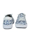 ZAPATILLAS CONFORT DE PIEL CON ESTAMPADO PARA MUJER THE HAPPY MONK MALLORCA 009 MARINO