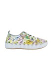 ZAPATILLAS FRESCAS DE PIEL CON ESTAMPADO FLORAL PARA MUJER THE HAPPY MONK MALLORCA 009 MULTICOLOR