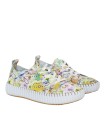 ZAPATILLAS FRESCAS DE PIEL CON ESTAMPADO FLORAL PARA MUJER THE HAPPY MONK MALLORCA 009 MULTICOLOR
