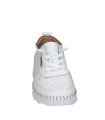 ZAPATILLAS CONFORT DE PIEL BLANCAS PARA MUJER THE HAPPY MONK CALPE-002