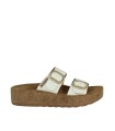 SANDALIAS BIO BLANCAS EN PIEL CON MAXIHEBILLAS PARA MUJER THE HAPPY MONK GOMERA 006