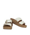 SANDALIAS BIO BLANCAS EN PIEL CON MAXIHEBILLAS PARA MUJER THE HAPPY MONK GOMERA 006