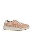ZAPATILLAS CÓMODAS DE PIEL PARA MUJER THE HAPPY MONK ALCALA 003 NEW CORAL