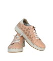 ZAPATILLAS CÓMODAS DE PIEL PARA MUJER THE HAPPY MONK ALCALA 003 NEW CORAL